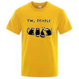 T-shirt Chat Amusant Coton