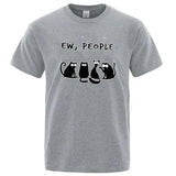 T-shirt Chat Amusant Coton