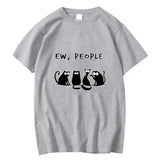 T-shirt Chat Amusant Coton