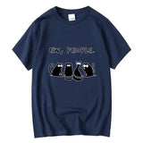 T-shirt Chat Amusant Coton