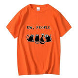 T-shirt Chat Amusant Coton