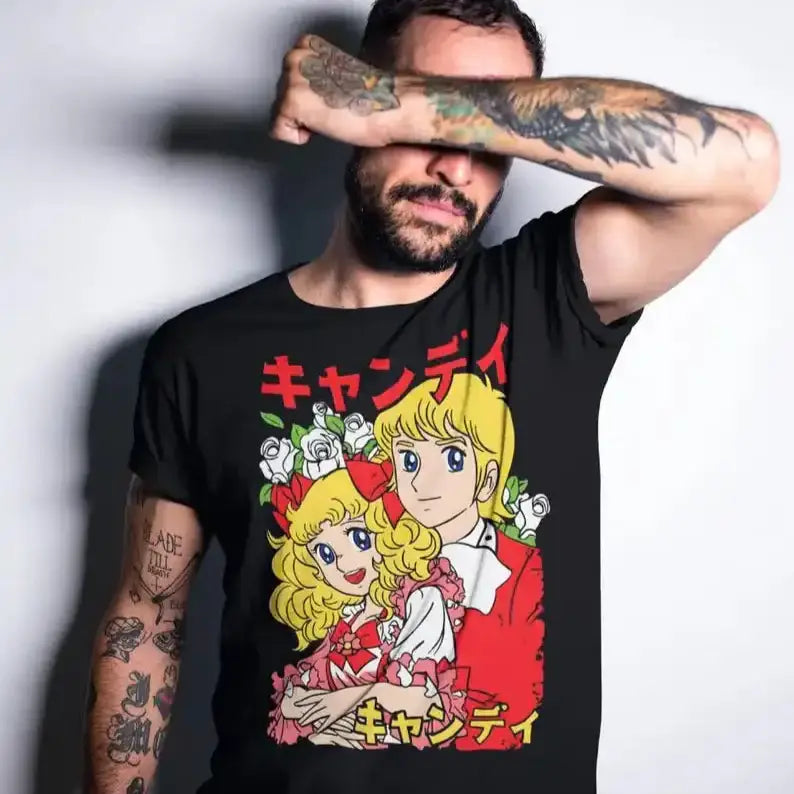 T-shirt Anime Candy Unisexe