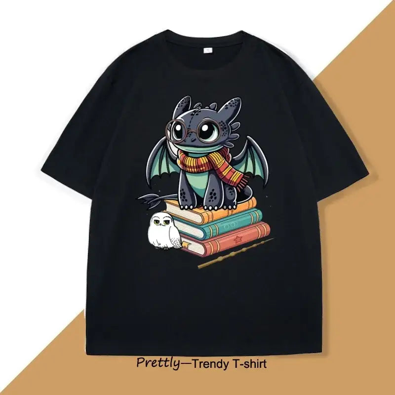 T-shirt Anime Funny Dragon