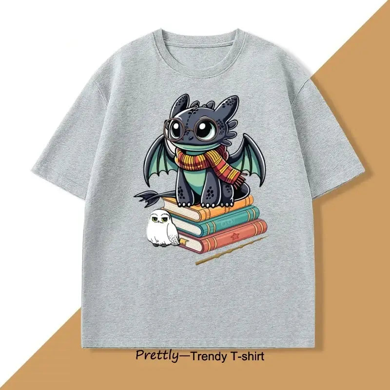 T-shirt Anime Funny Dragon