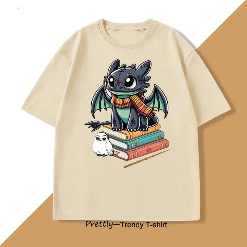 T-shirt Anime Funny Dragon