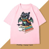 T-shirt Anime Funny Dragon