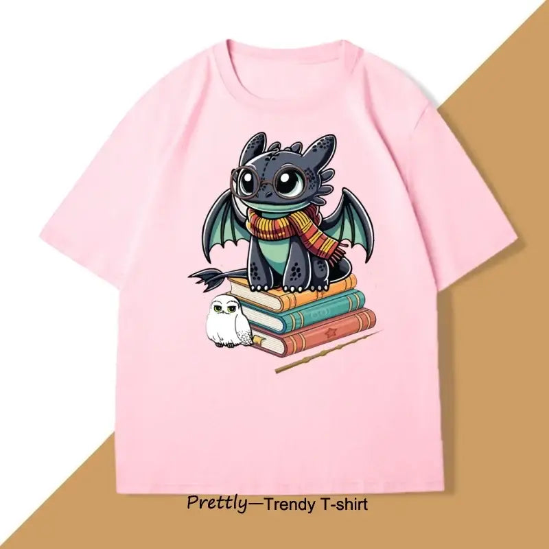 T-shirt Anime Funny Dragon