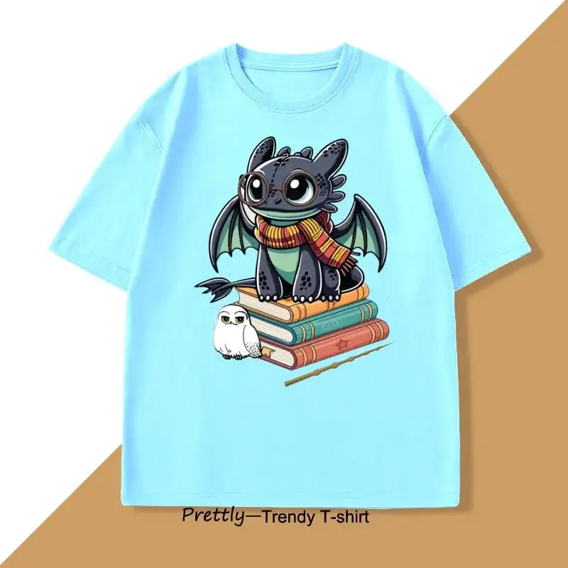 T-shirt Anime Funny Dragon