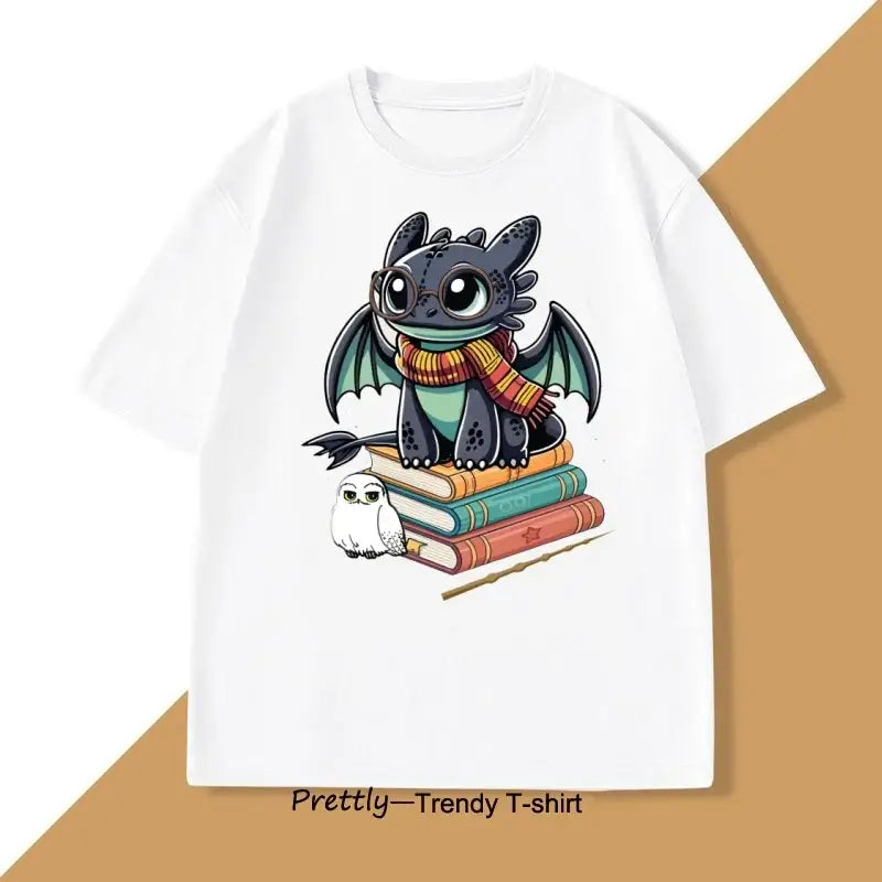 T-shirt Anime Funny Dragon