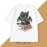 T-shirt Anime Funny Dragon