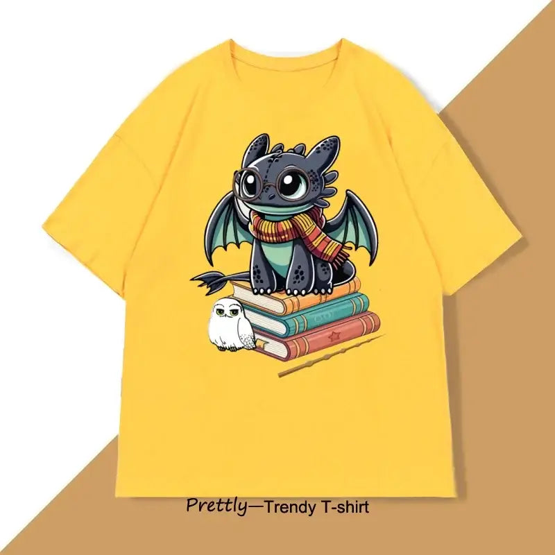 T-shirt Anime Funny Dragon