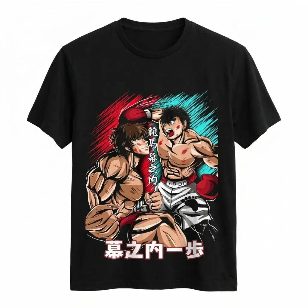 T-shirt Anime Ippo Vs Baki Boxing Gym
