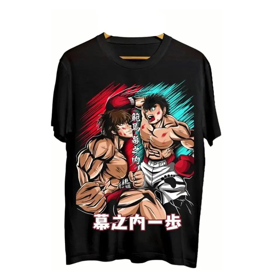 T-shirt Anime Ippo Vs Baki Boxing Gym