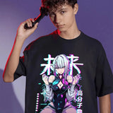 T-Shirt Anime Lucy Cyber Coton