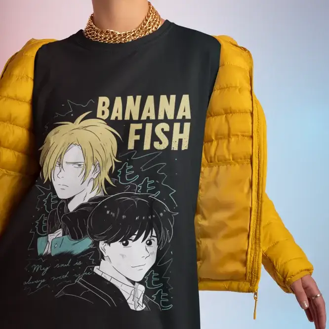 T-shirt Ash Lynx Eiji Okumura Banana Fish