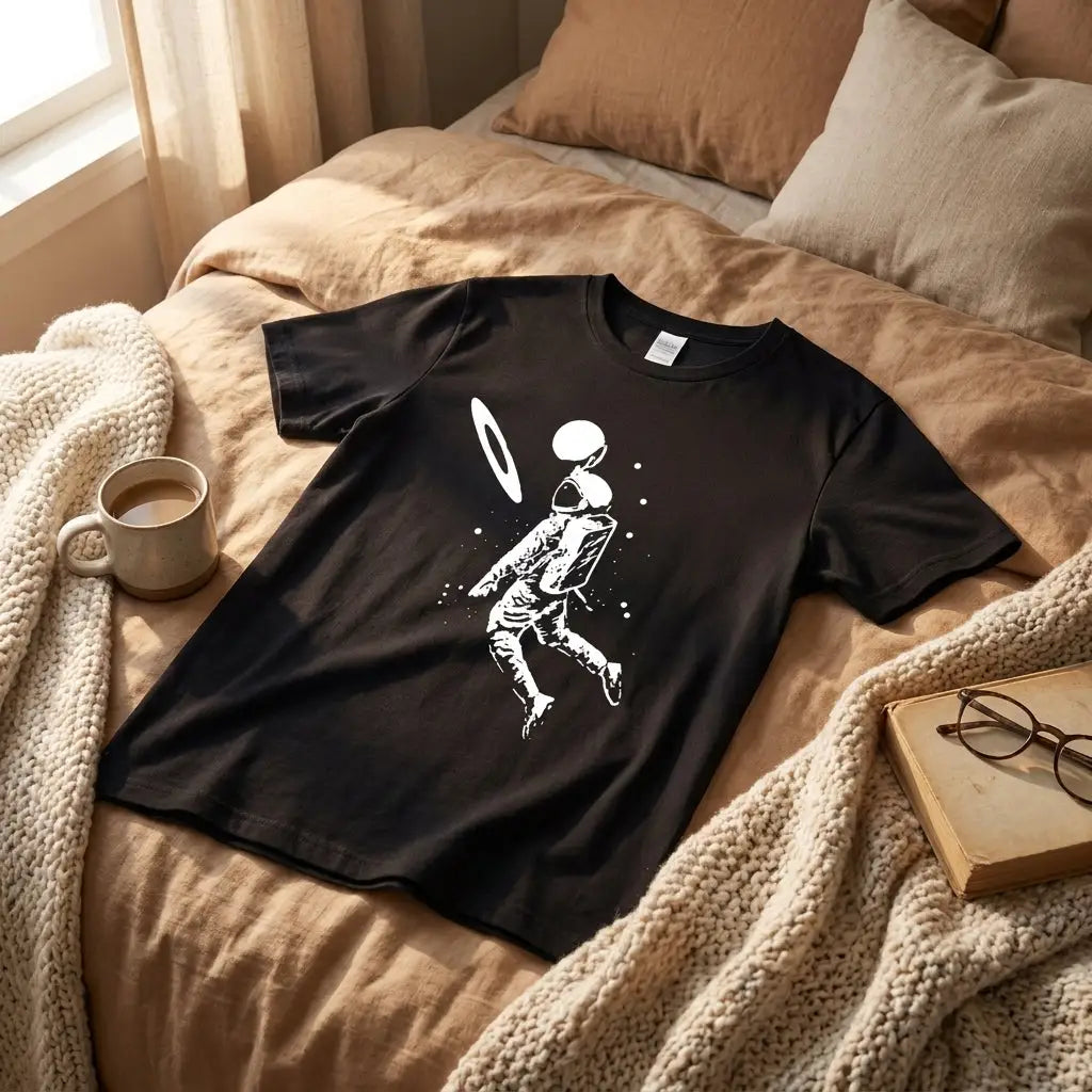 T-shirt Coton Astronaute Lunaire