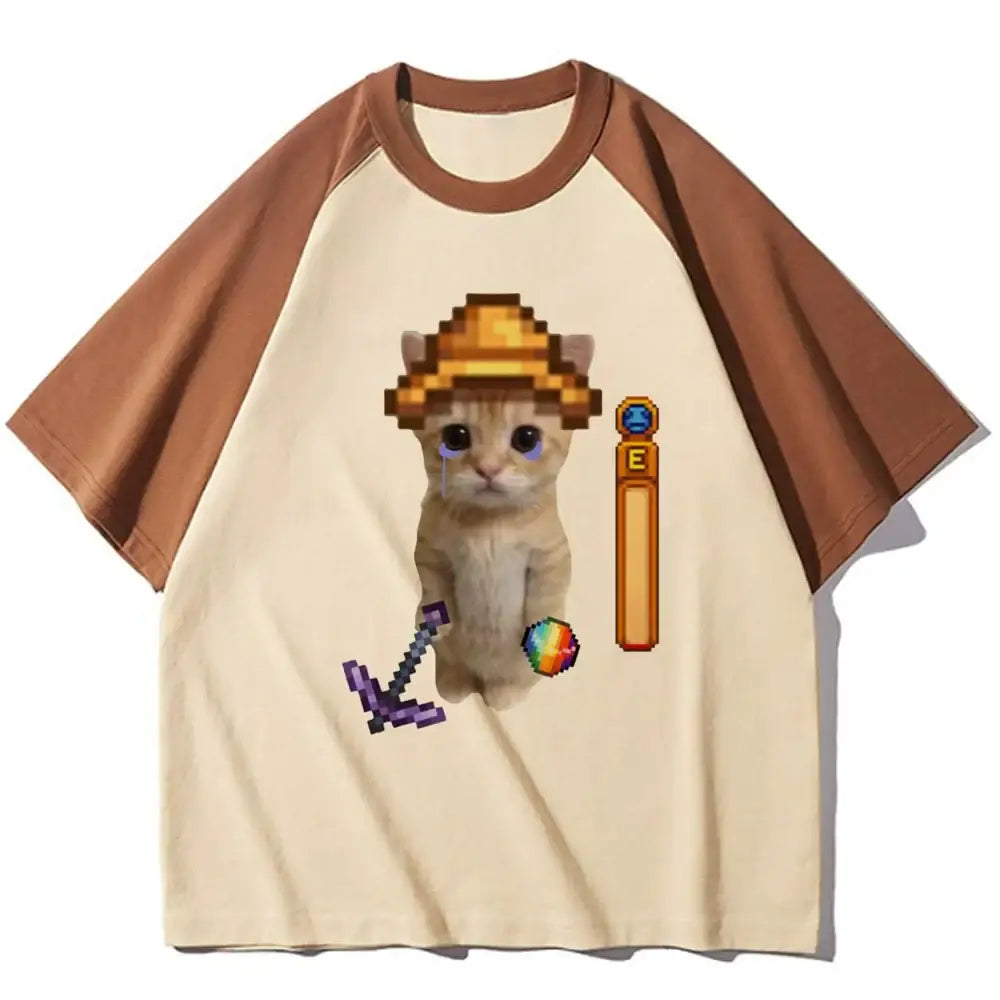 T-shirt Chat Minecraft Unisexe