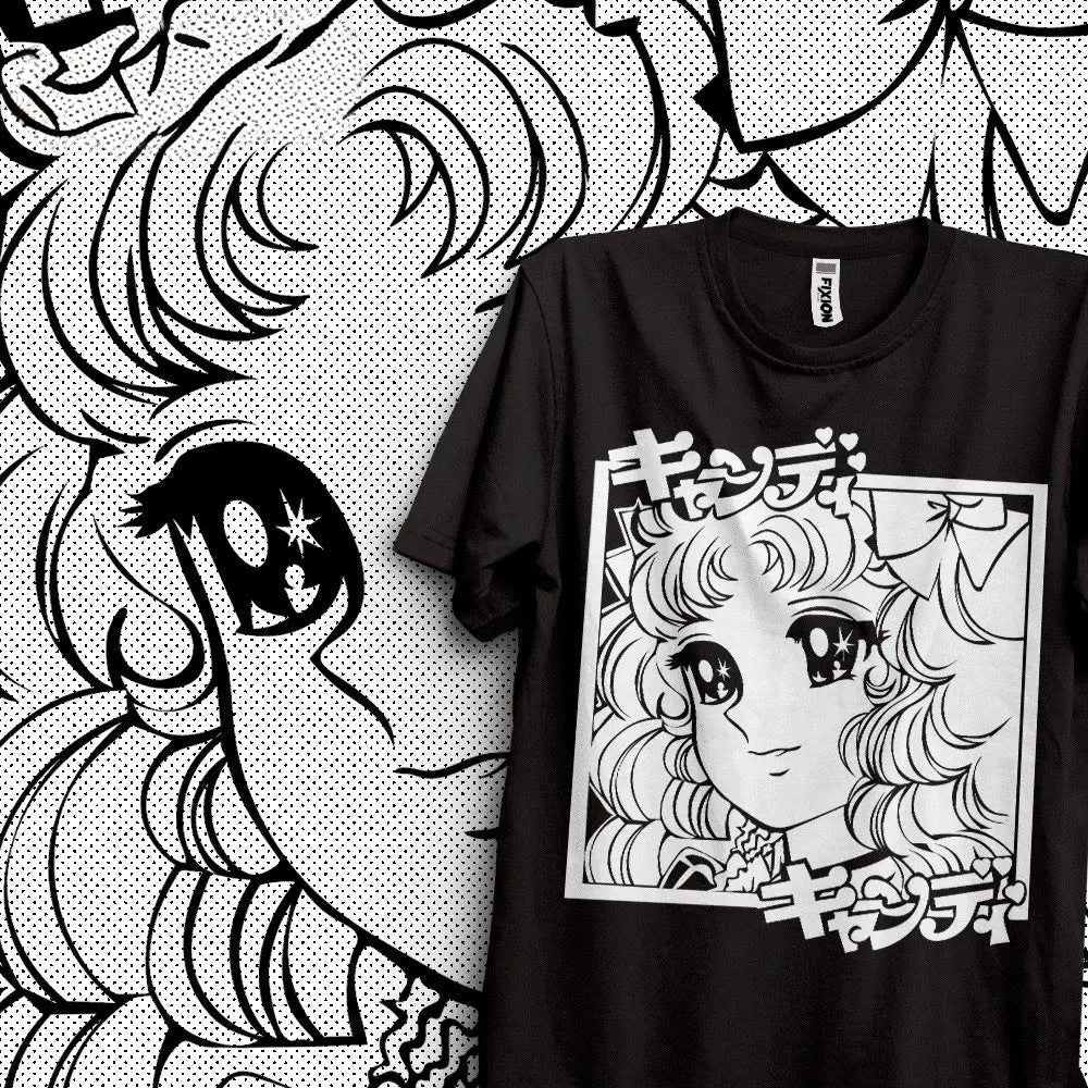 T-shirt Coton Anime Candy