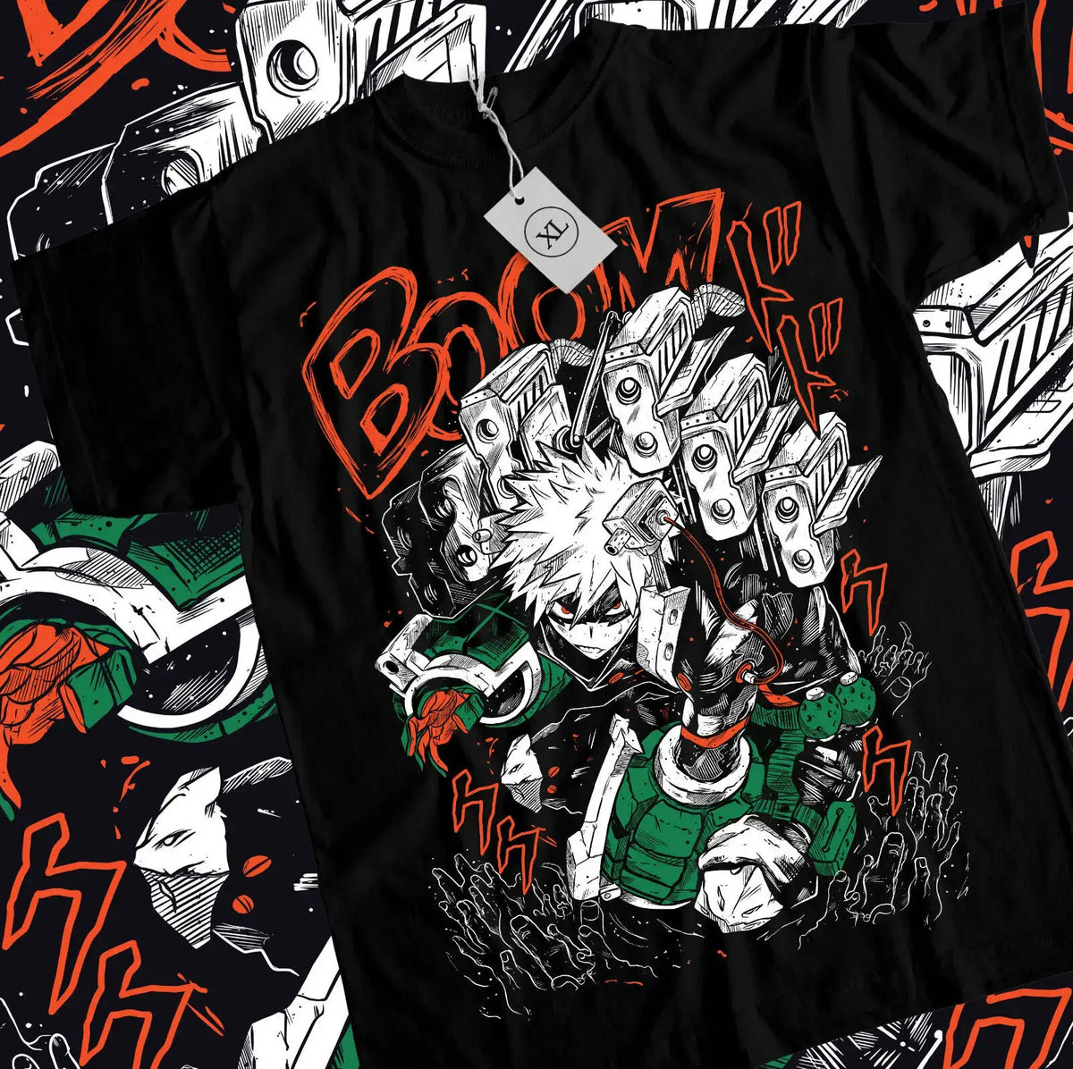 T-Shirt Coton Bakugou Izuku Midoriya