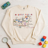 T-shirt Coton Battle Plan Unisexe