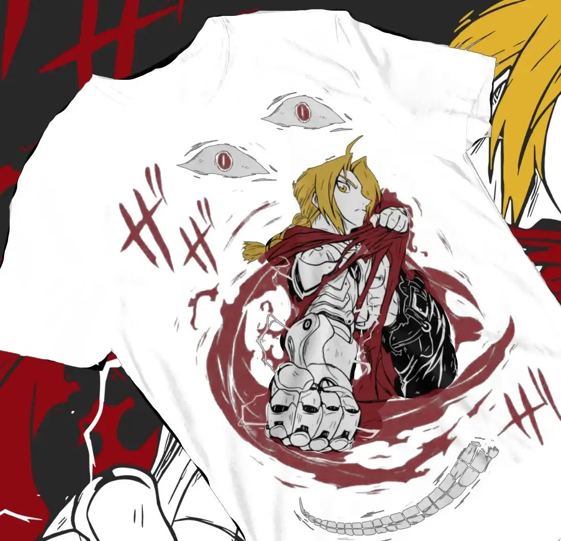 T-Shirt Coton Fullmetal Alchemist Brotherhood Edward Elric