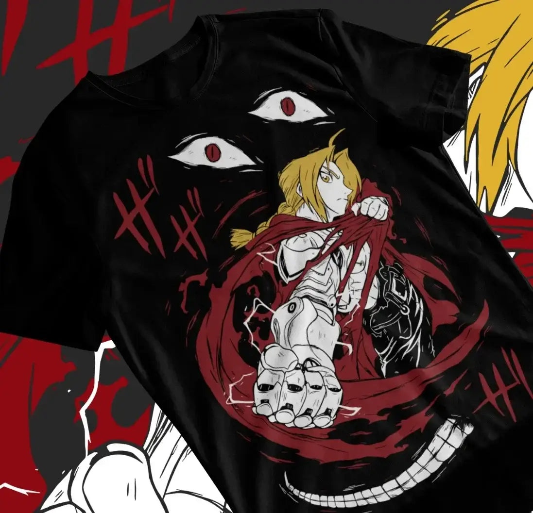 T-Shirt Coton Fullmetal Alchemist Brotherhood Edward Elric