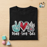 T-shirt Coton Love Cat