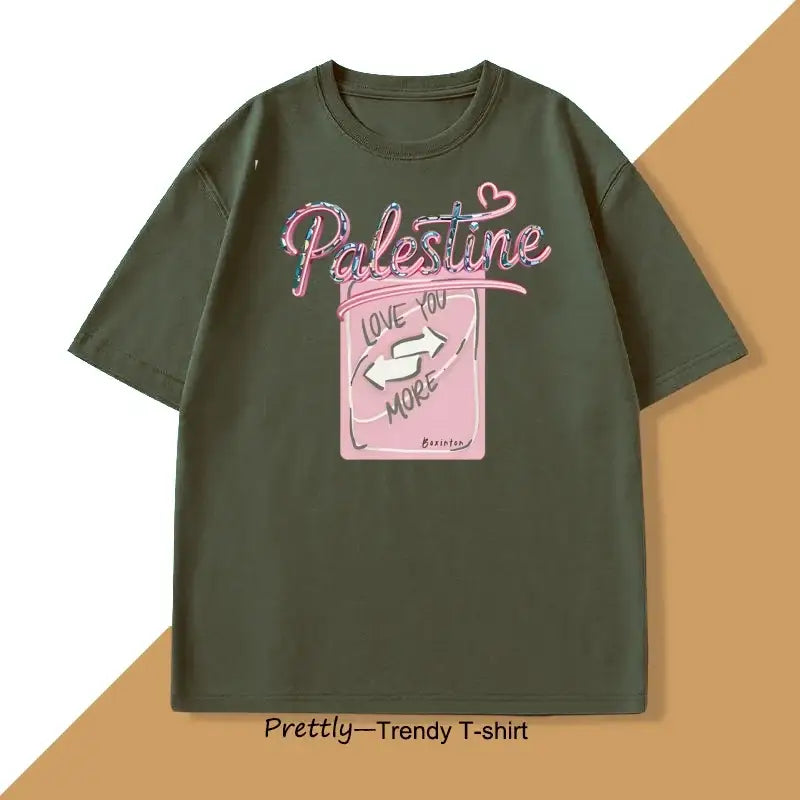 T-shirt Coton Love Palestine