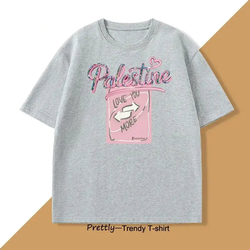 T-shirt Coton Love Palestine