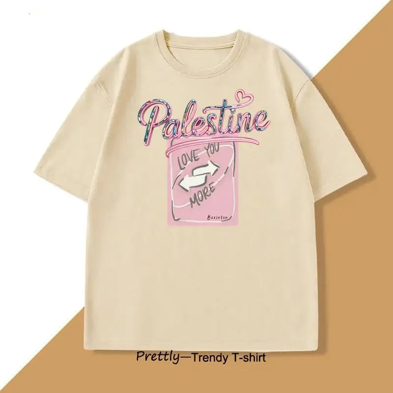 T-shirt Coton Love Palestine