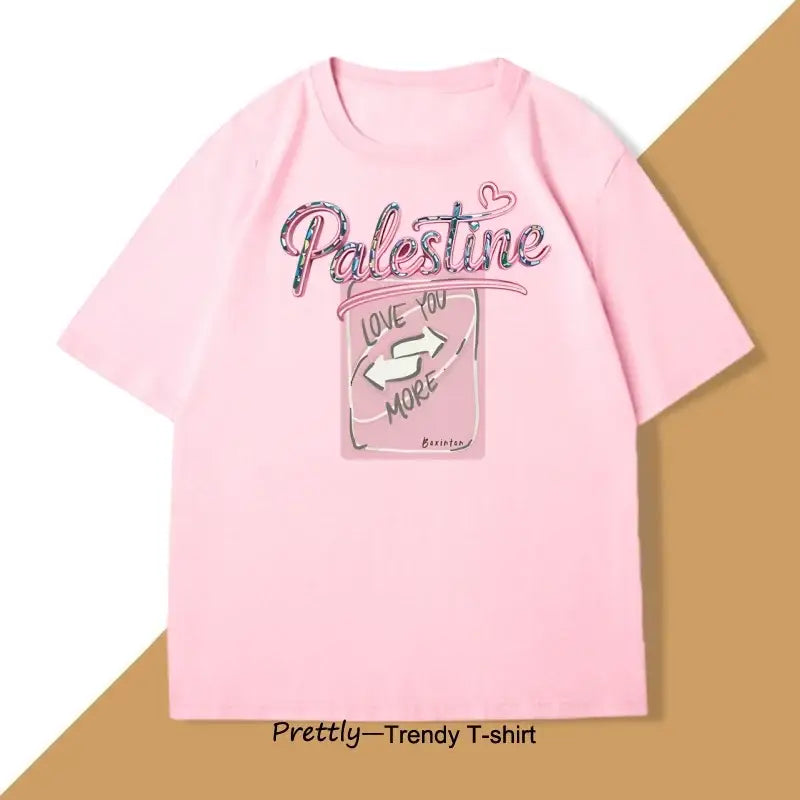 T-shirt Coton Love Palestine