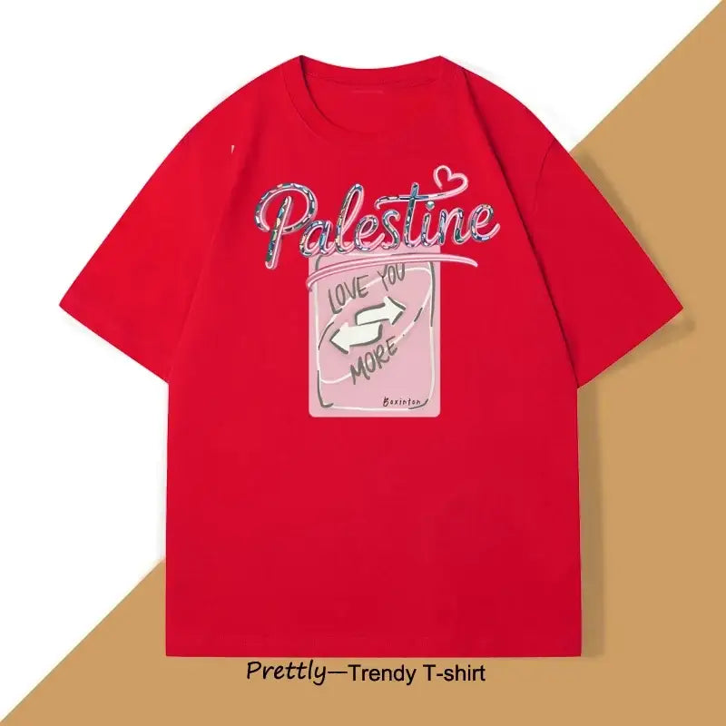 T-shirt Coton Love Palestine
