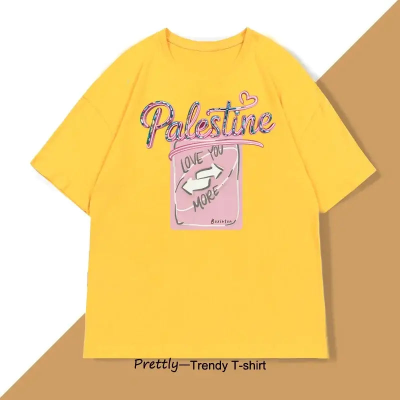 T-shirt Coton Love Palestine