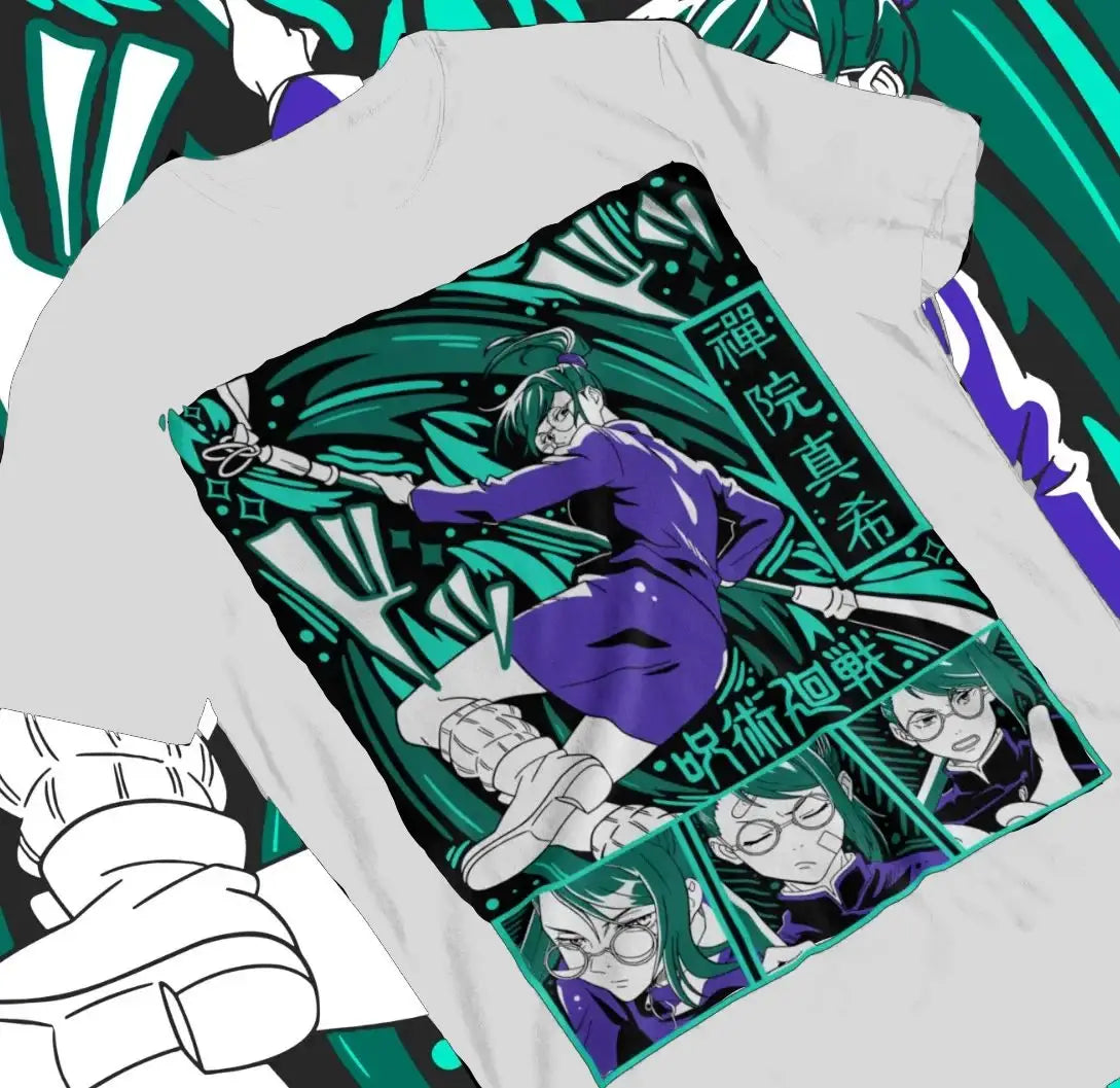 T-Shirt Coton Maki Zenin Jujutsu Kaisen