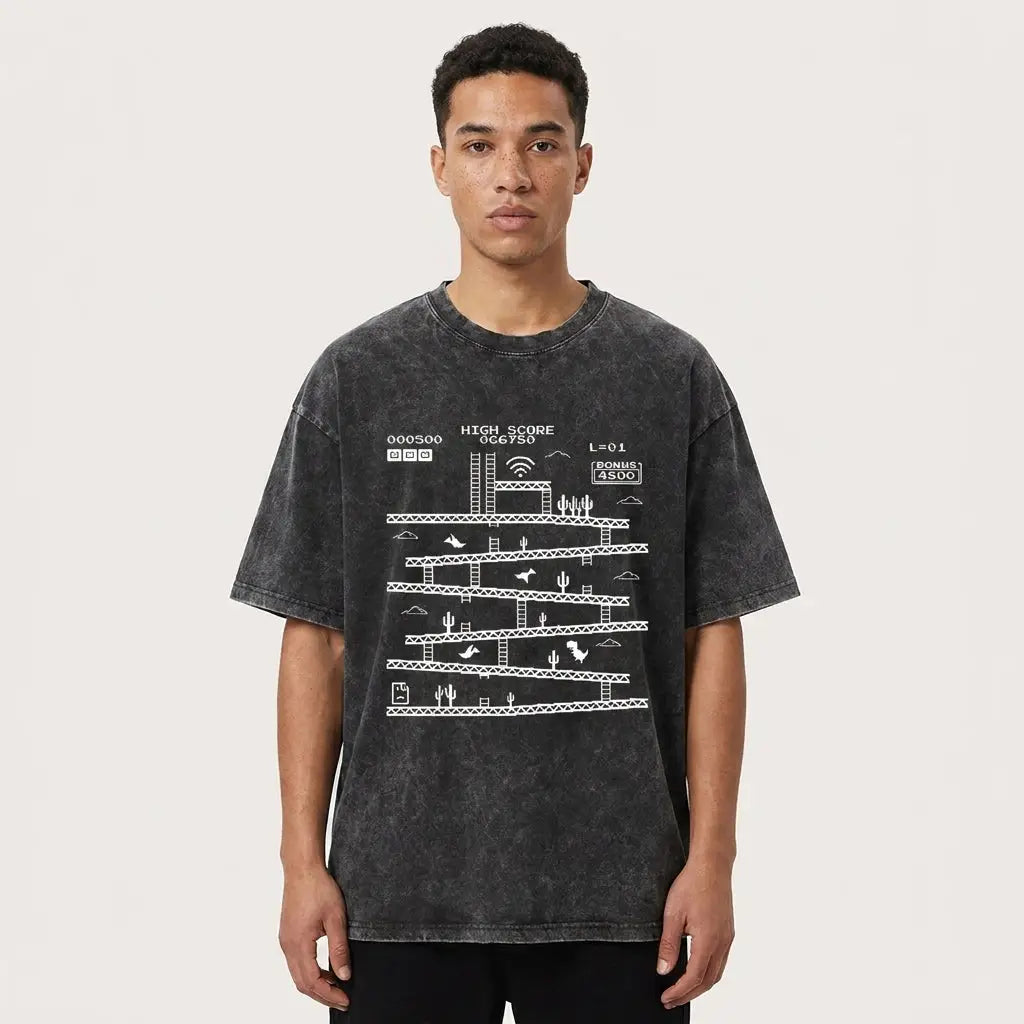 T-shirt Coton Retro Gaming