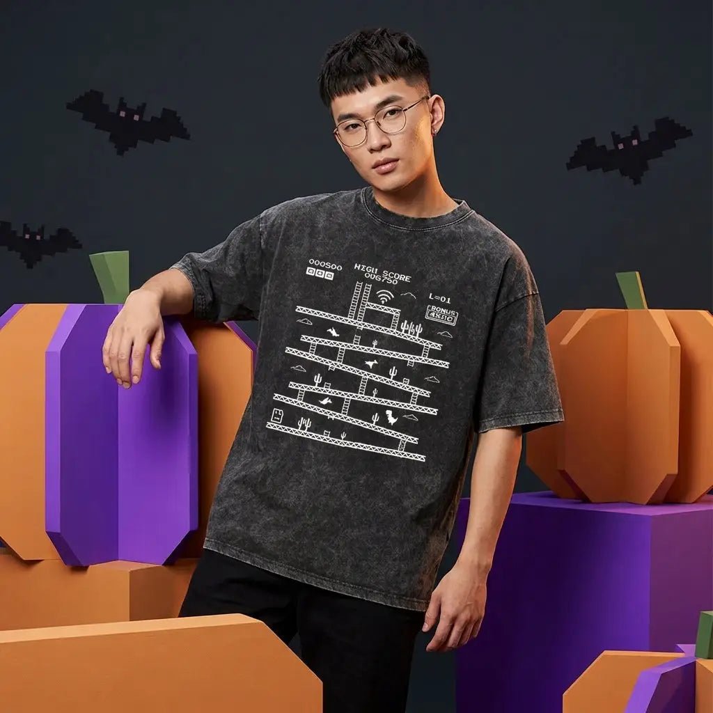 T-shirt Coton Retro Gaming