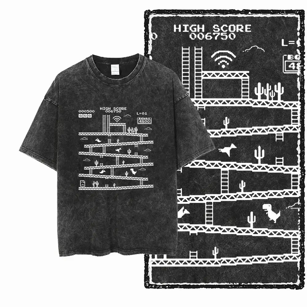 T-shirt Coton Retro Gaming