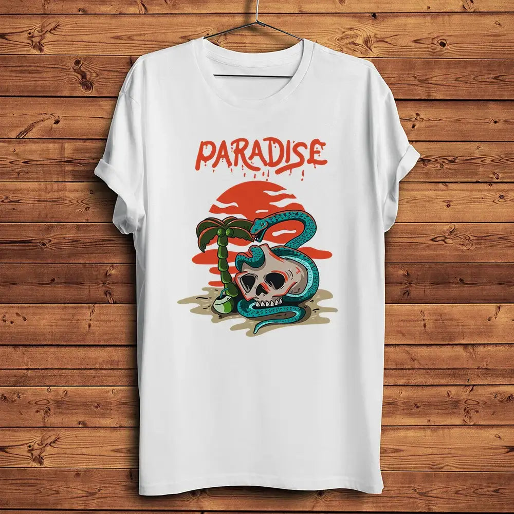 T-shirt Crane Squelette Serpent