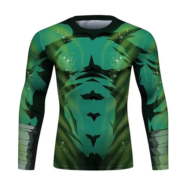 T-Shirt de Workout Manches Longues Rock Lee Naruto