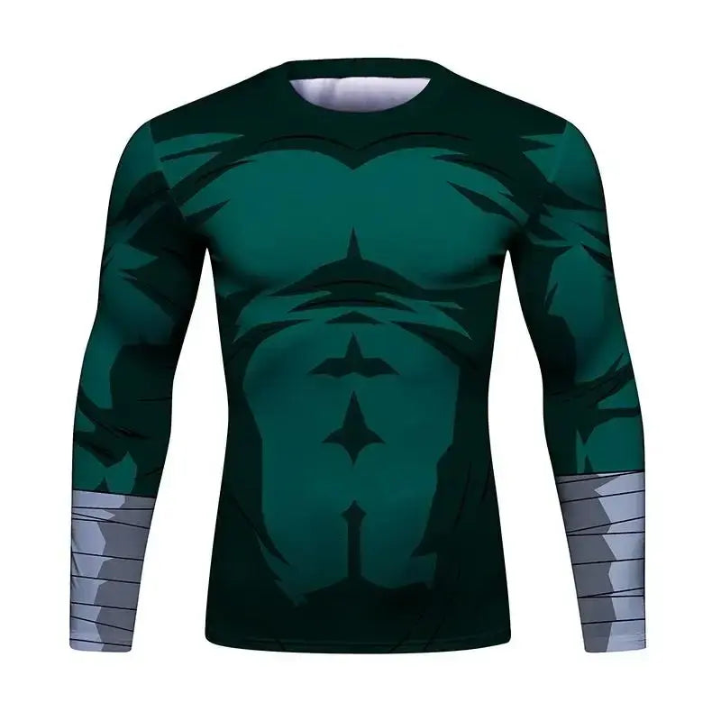T-Shirt de Workout Manches Longues Rock Lee Naruto