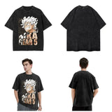 T-Shirt délavé Luffy Nika Gear 5 One Piece