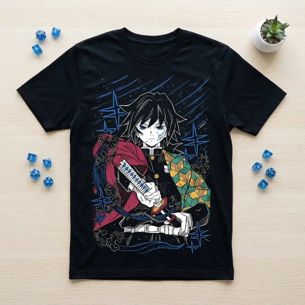 T-Shirt Demon Slayer Giyu Tomioka