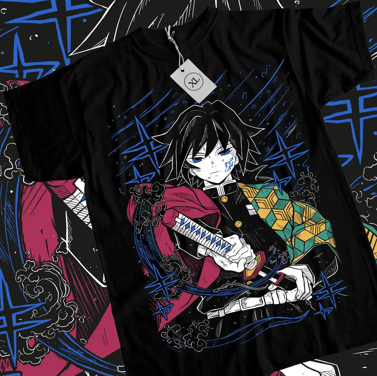 T-Shirt Demon Slayer Giyu Tomioka
