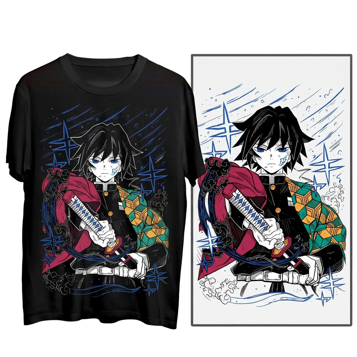 T-Shirt Demon Slayer Giyu Tomioka