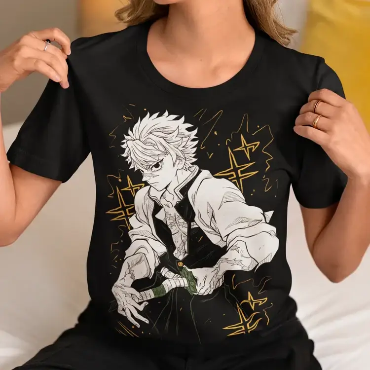 T-shirt Demon Slayer Sanemi Shinazugawa