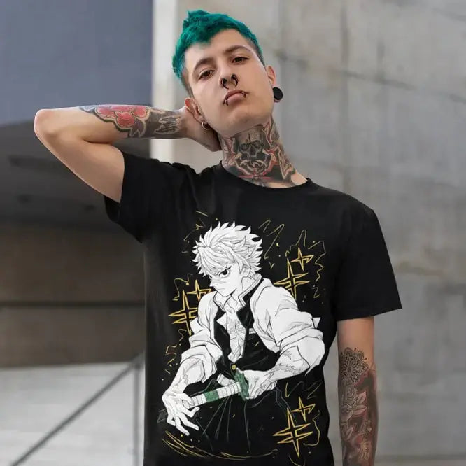 T-shirt Demon Slayer Sanemi Shinazugawa
