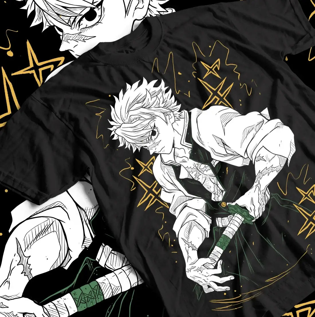 T-shirt Demon Slayer Sanemi Shinazugawa