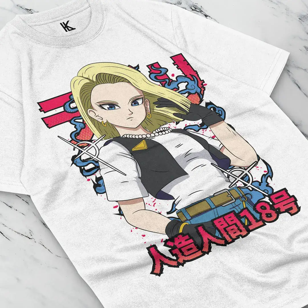 T-shirt Dragon Ball Android 18
