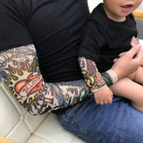 T-shirt manche longue effet tatouage enfant