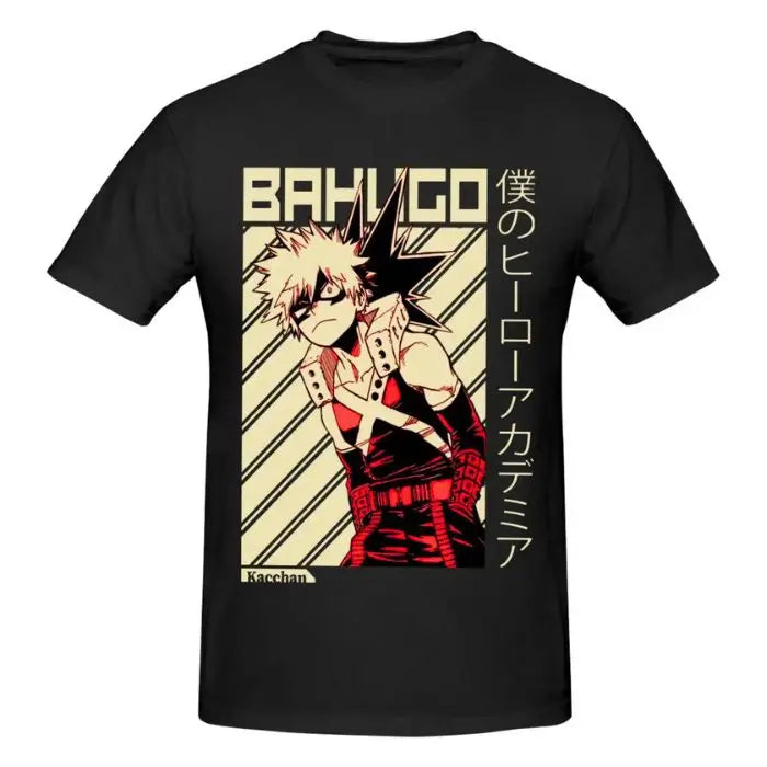 T-Shirt en coton Bakugo Katsuki My Hero Academia